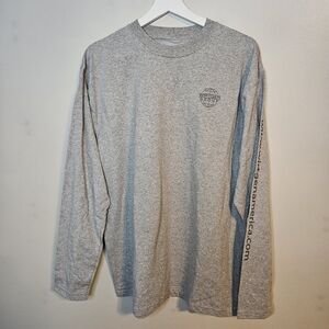 NEW Wirtgen Group Gray Long Sleeve Men's Shirt Large Zorrel Road Work Mineral